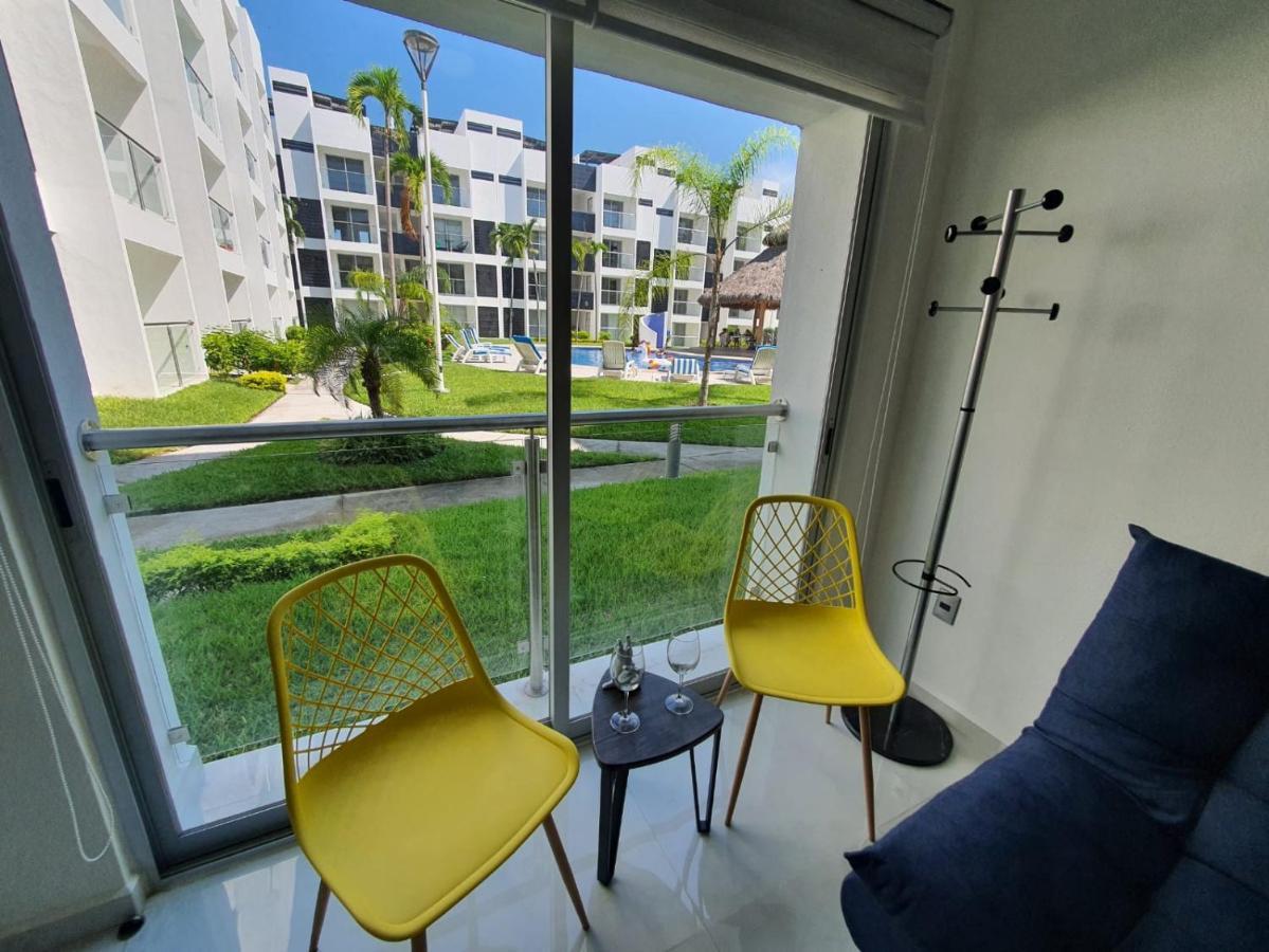 Departamento De Lujo En Manzanillo, Planta Baja Frente A La Alberca Apartment Exterior photo