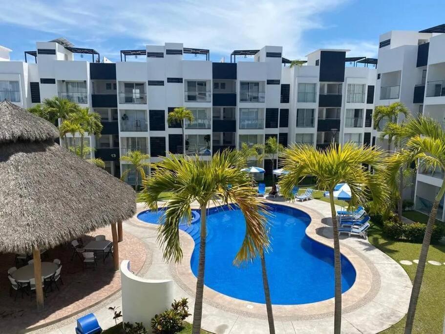 Departamento De Lujo En Manzanillo, Planta Baja Frente A La Alberca Apartment Exterior photo